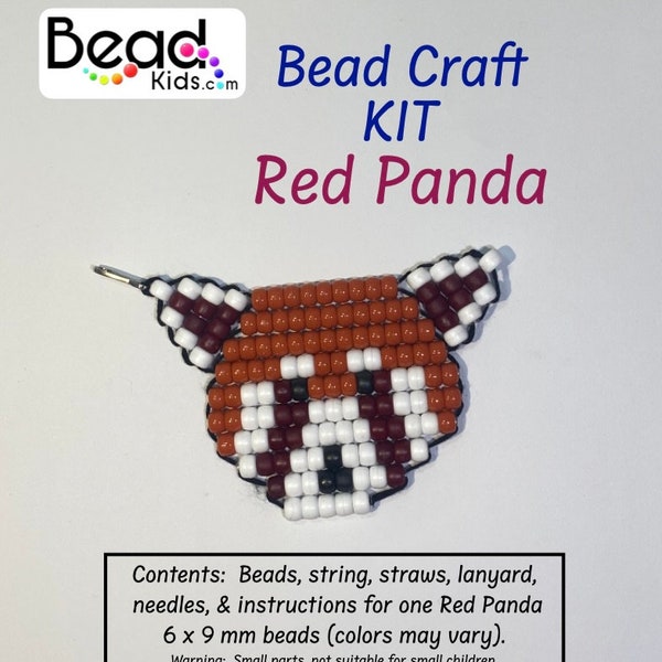 Red Panda Bead Craft Kit