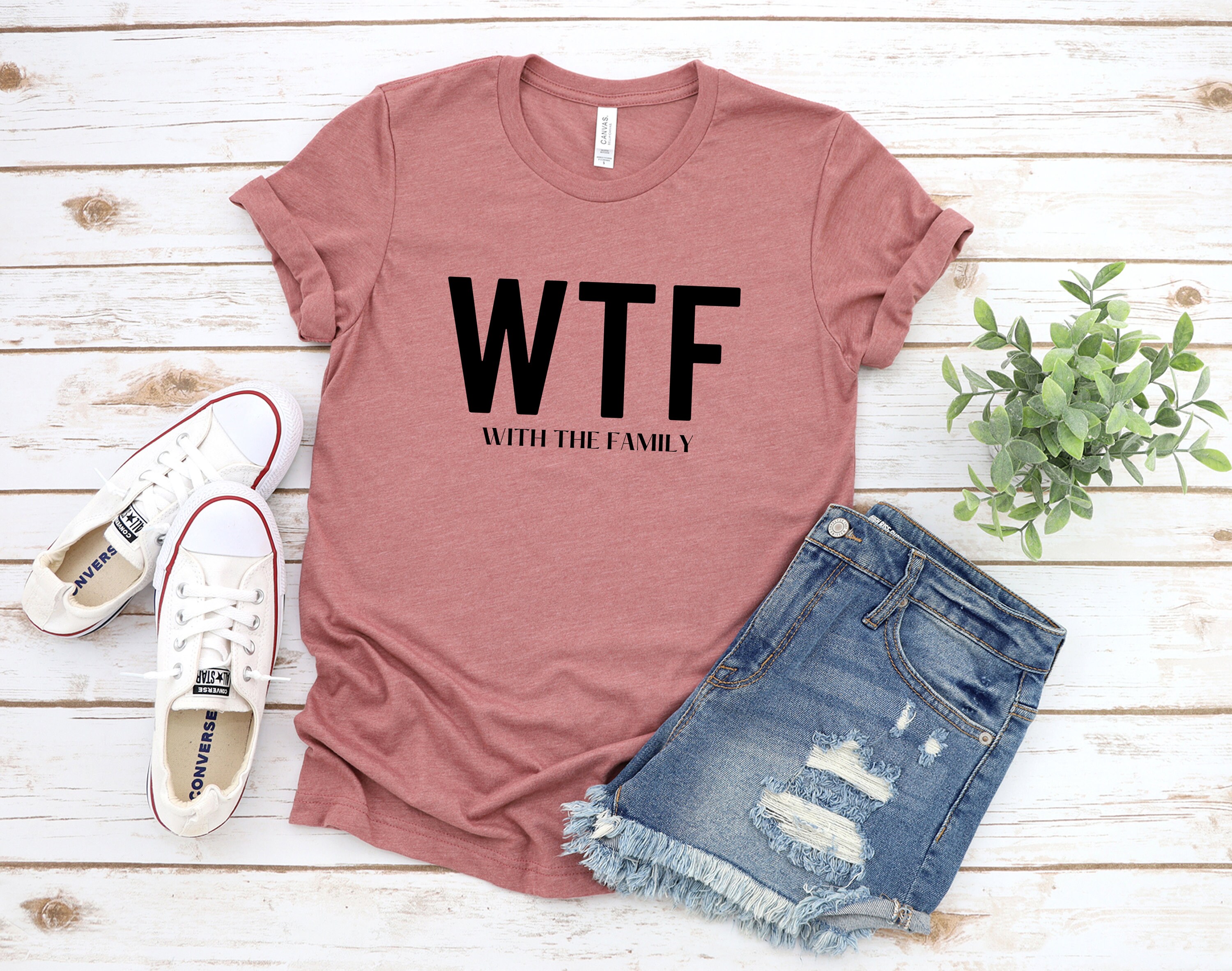 WTF With the Family Unisex T-shirt Mom Shirts Shirts for - Etsy