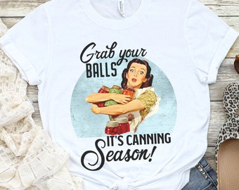 Retro ama de casa mujer agarrar sus bolas vintage camisa día de la madre regalo mamá vida camiseta Mommin funny mamá camiseta Sarcastic Mama Día de la Madre T