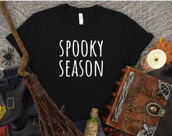 Spooky Season Shirt Halloween Shirt Halloween Party Top Niedliches Shirt für Halloween Herbst T-Shirt Niedliches Herbst T-Shirt Halloween T-Shirt Niedliches Herbst T Shirt