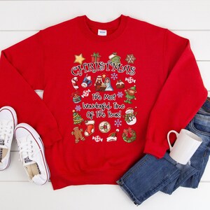 Ugly Christmas Sweater Most Wonderful Time of the Year Sweatshirt Christmas Sweater Christmas Gift  Holiday Sweater Christmas Shirt Cute