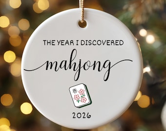 The Year I Discovered Mahjong Ornament - Mahjong ornament for new players