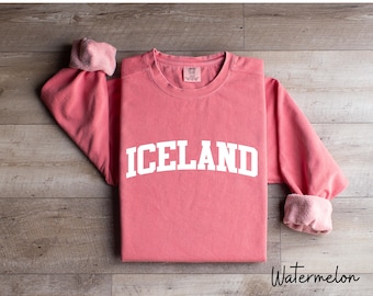 Sudadera Comfort Colors® de Islandia - Camiseta de recuerdo de Islandia