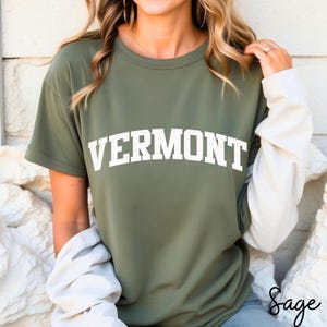 Vermont Shirt, Vermont souvenir, College Vermont shirt, Ski Trip, Girls Trip, Vermont Trendy Shirt, Trendy Vermont Shirt, Cute Vermont Tee