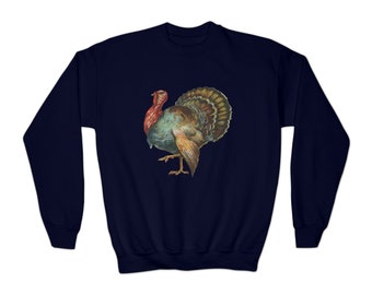 Vintage Święto Dziękczynienia Indyk Bluza Dziecięca Jesienne Koszulki Jesienne Topy Sweter Unisex Wdzięczna Koszulka Dziecięca Koszulka Święto Dziękczynienia Pasujące Koszulki