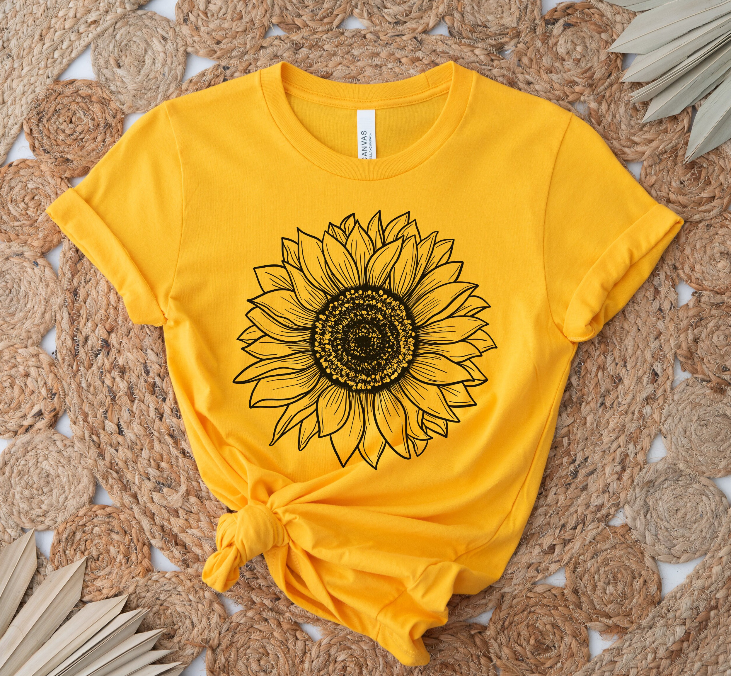 Sunflower Shirt, Sunflower T-shirt Floral Tee Shirt Flower Shirt