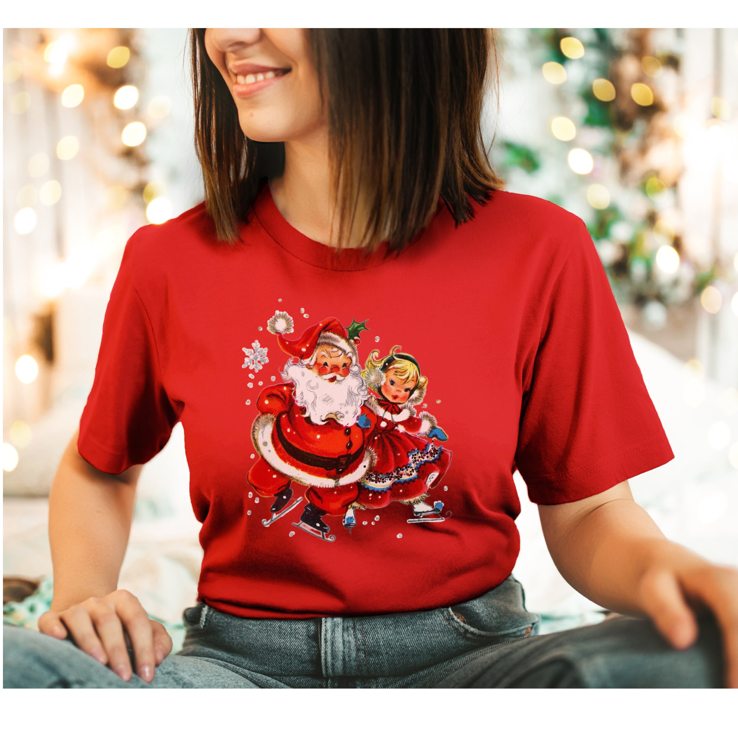 Santa Squad Shrt Chrstmas Squad Shrt Famly Chrstmas Shrt