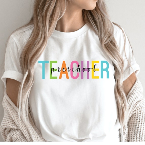 Preschool Teacher Shirt School Shirts Back to School T-shirt - Etsy UK