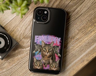 Bootleg Rap Phone Case for Dog Cat Mom, Family, Coworker, Mom, Kids Photo phone case, iPhone 16, 15, 14, 13, 12, Galaxy S25, Y2K Custom gift