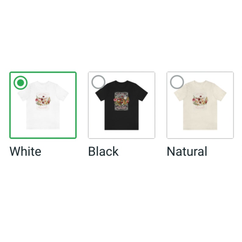 Wildflower Shirt Grow Freely Widlflower Vintage Flower T Shirt Botanical Shirt Cottagecore T-Shirt Botanical Aesthetic Tee Floral Print Top image 2