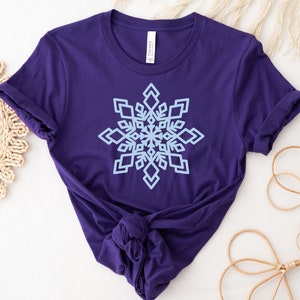Snowflake T-Shirt, Christmas Shirt, Holiday Party Shirt, Women Christmas Shirt, Snowflake Winter Sweatshirt, Snowflake Tee, Winter Shirt