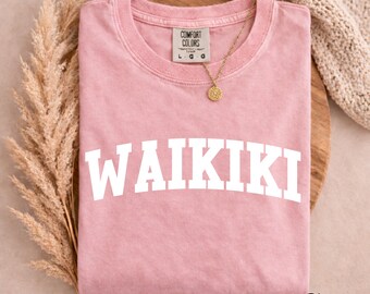 Camisa Comfort Colors® Waikiki - Regalo de recuerdo de Hawái