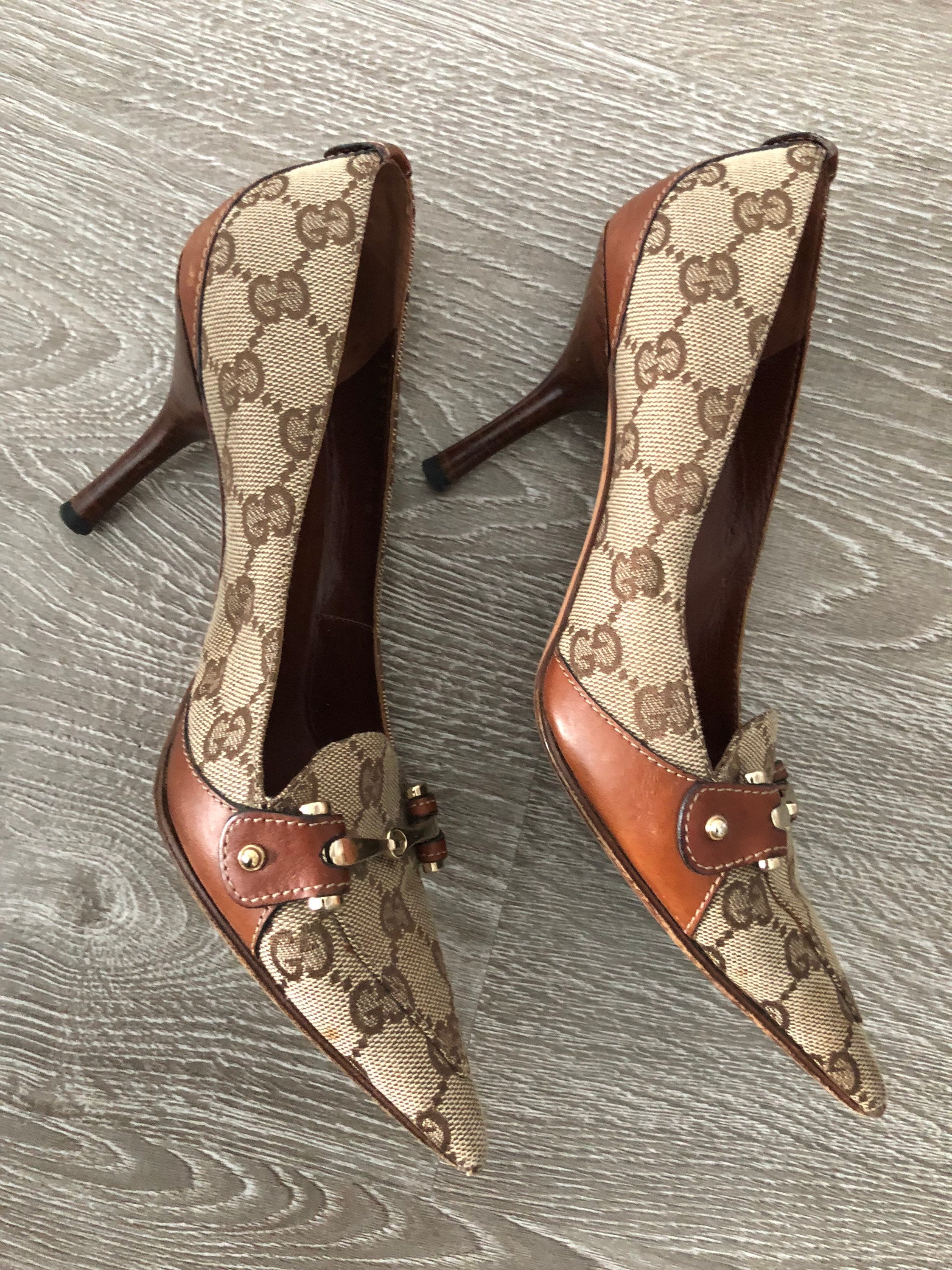 gucci heel pumps