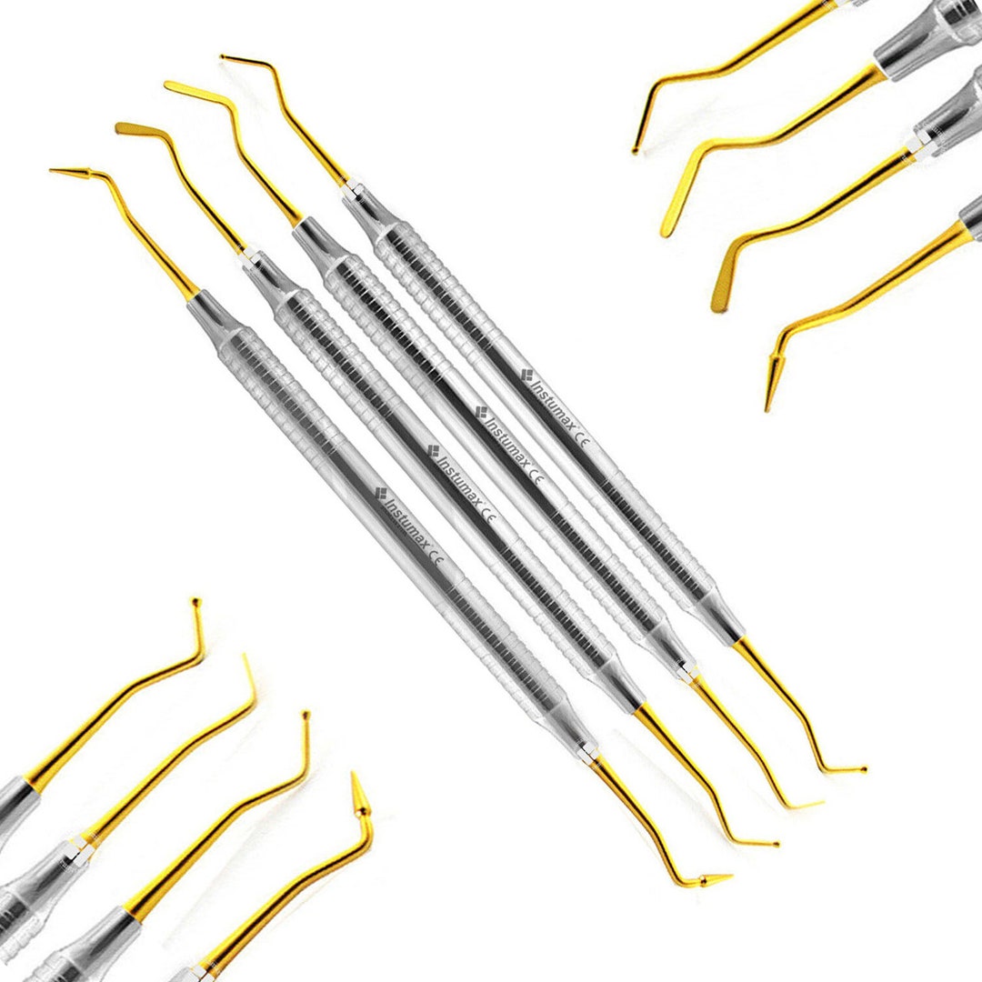 Obturation Instruments INSTUMAX, 4 instruments d'obturation en composite dentaire, outils de ...