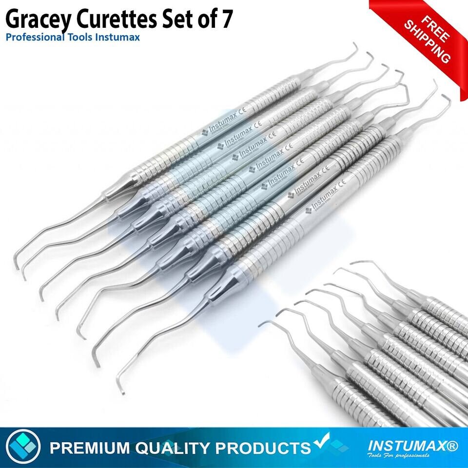 INSTUMAX Periodontal Gracey Curettes for Removal Calculus for Deep