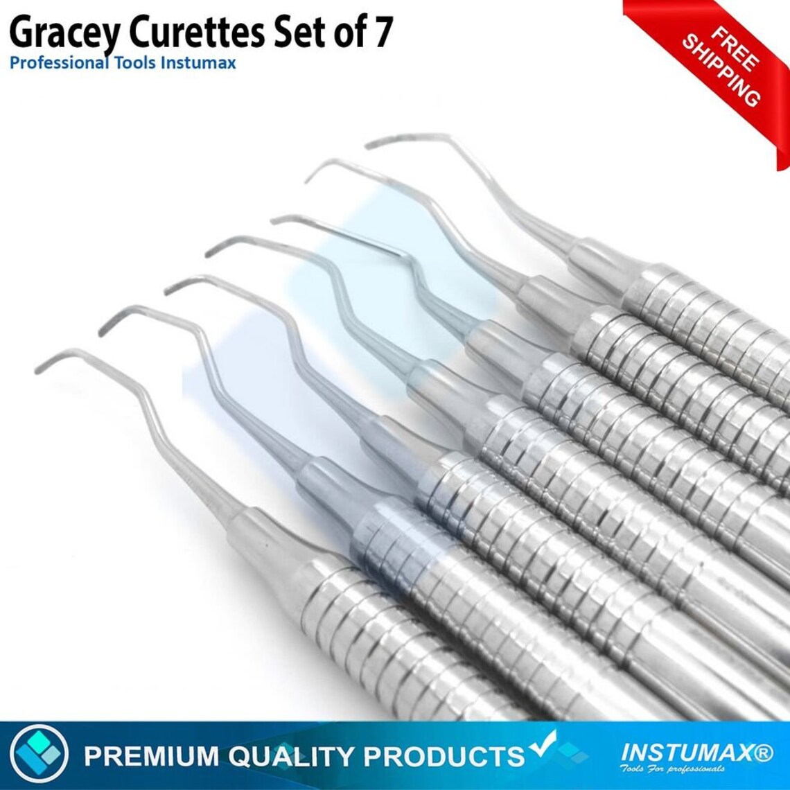 INSTUMAX Periodontal Gracey Curettes for Removal Calculus for Deep