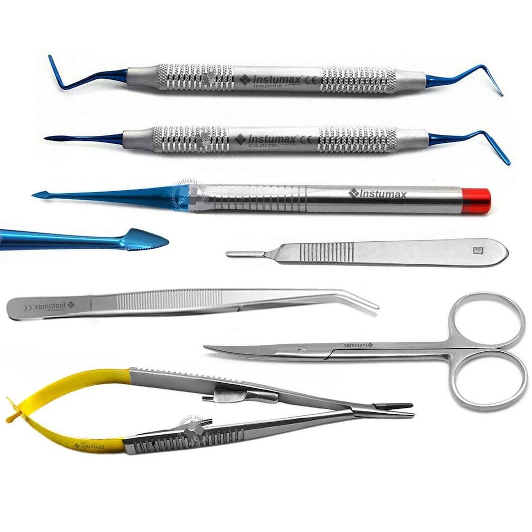 INSTUMAX 7 Pcs Oral Dental Surgery Instruments Set Luxating Periotome