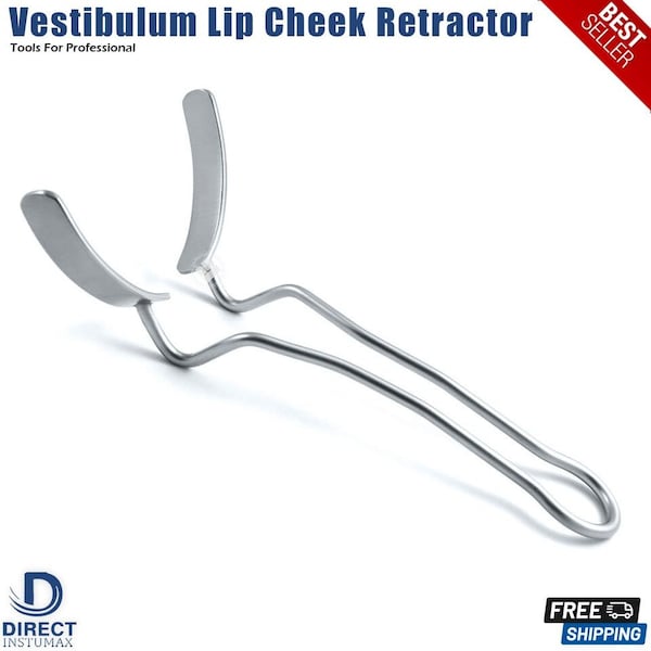 INSTUMAX Vestibulum Retractor Lip Cheek Mouth Opener Dental Labial Oral Surgical Instruments