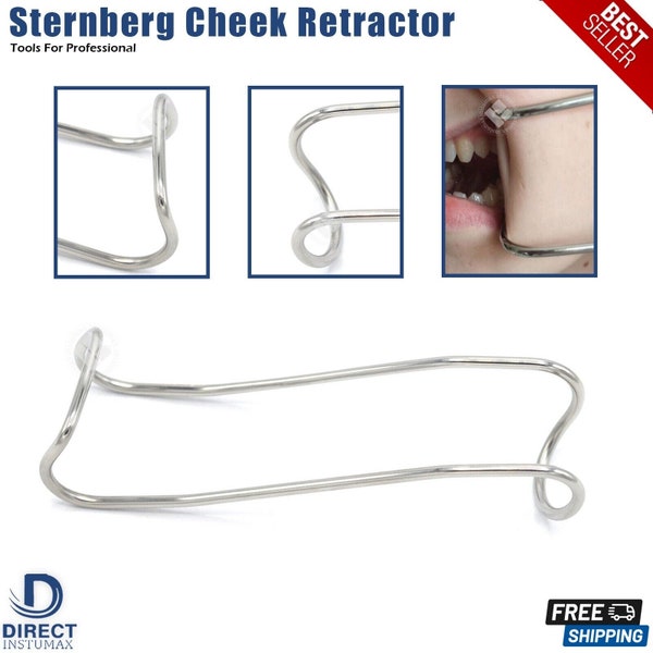 INSTUMAX Sternberg Cheek Retractor Dental Mouth Opener Lab Surgical Instruments CE - Handmade Stainless Steel Instruments