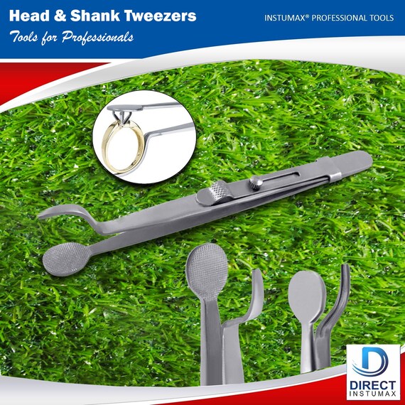 thumbnail image 2 of Head And Shank Soldering Tweezers – Stainless Steel Jewelers Tools By ODM (with File) 2 of 5