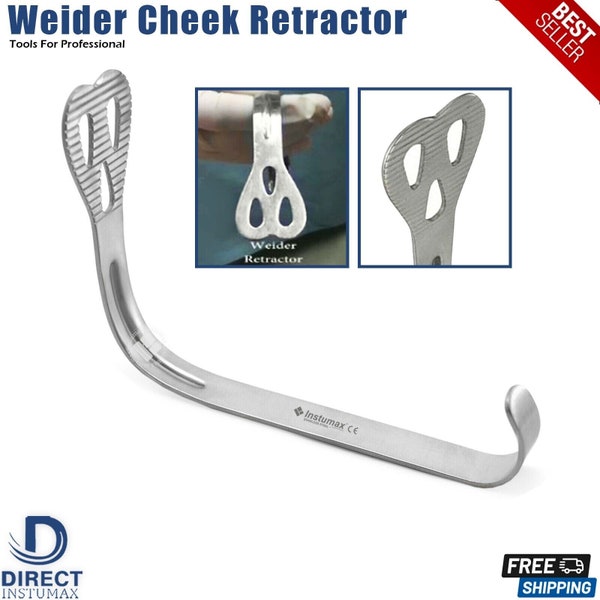 INSTUMAX Weider Cheek Retractor Dental Mouth Opener Lab Surgical Instruments CE - Handmade Stainless Steel Instruments