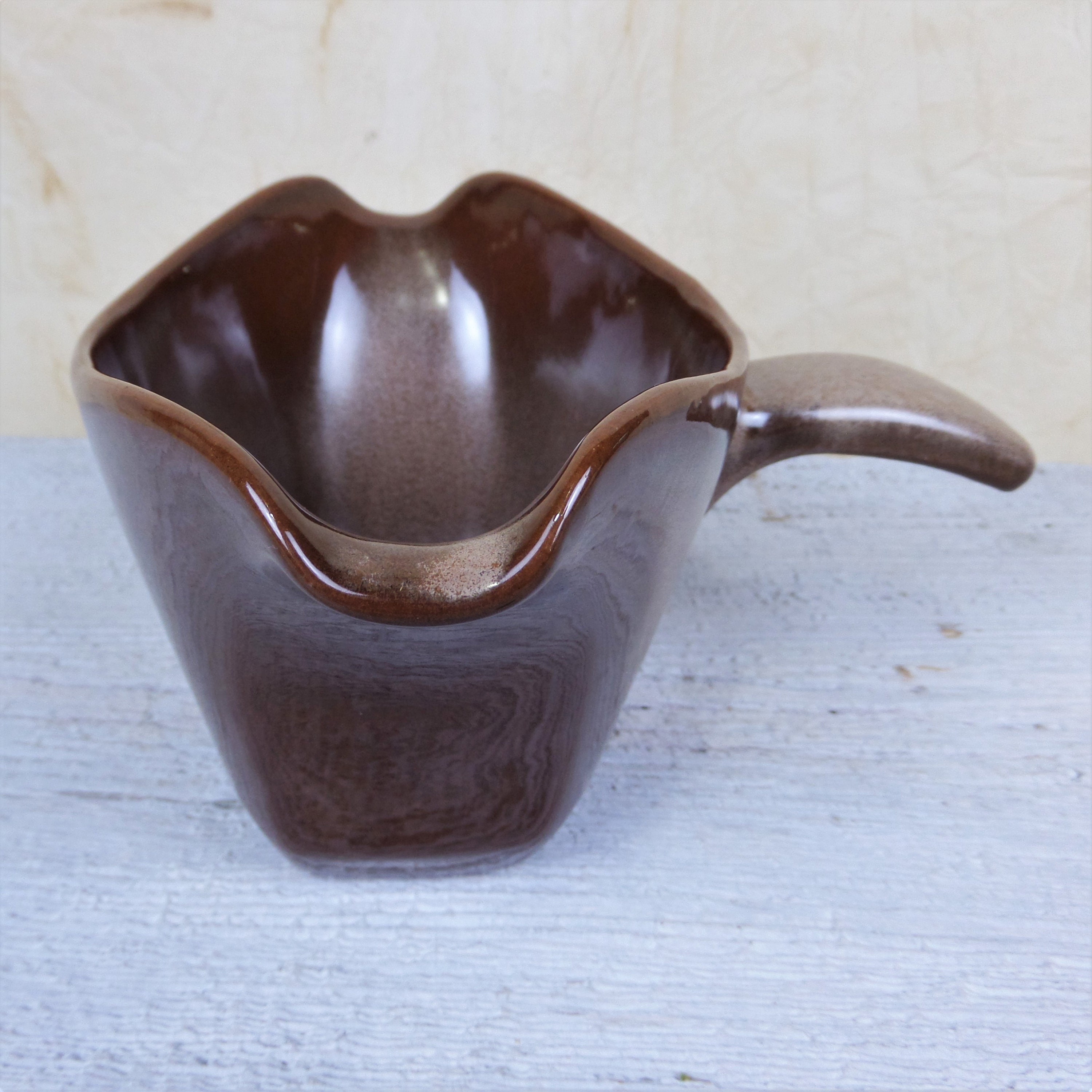 Gravy Boats Home & Living FRANKOMA Plainsman Brown Handled Gravy Sauce