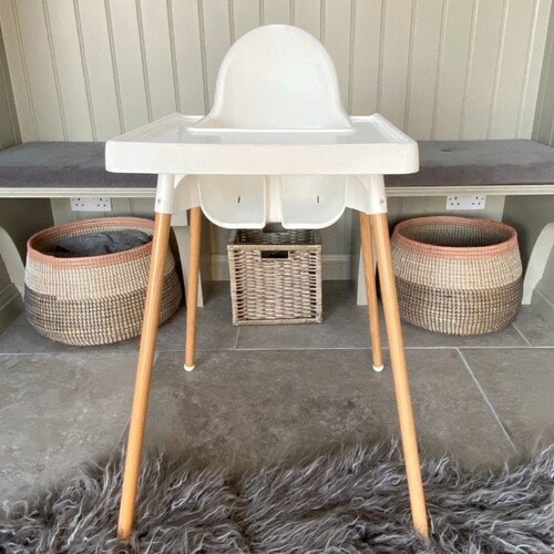 IKEA Highchair Leg Wraps DRIFTWOOD GREY High Chair Antilop Etsy UK