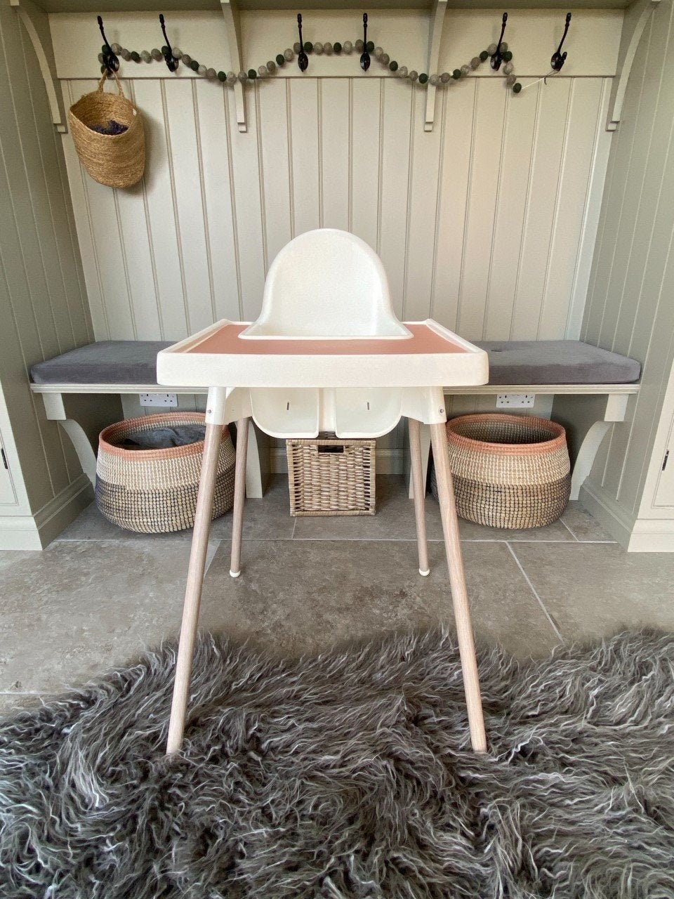 IKEA Highchair Leg Wraps DRIFTWOOD GREY High Chair Antilop - Etsy UK
