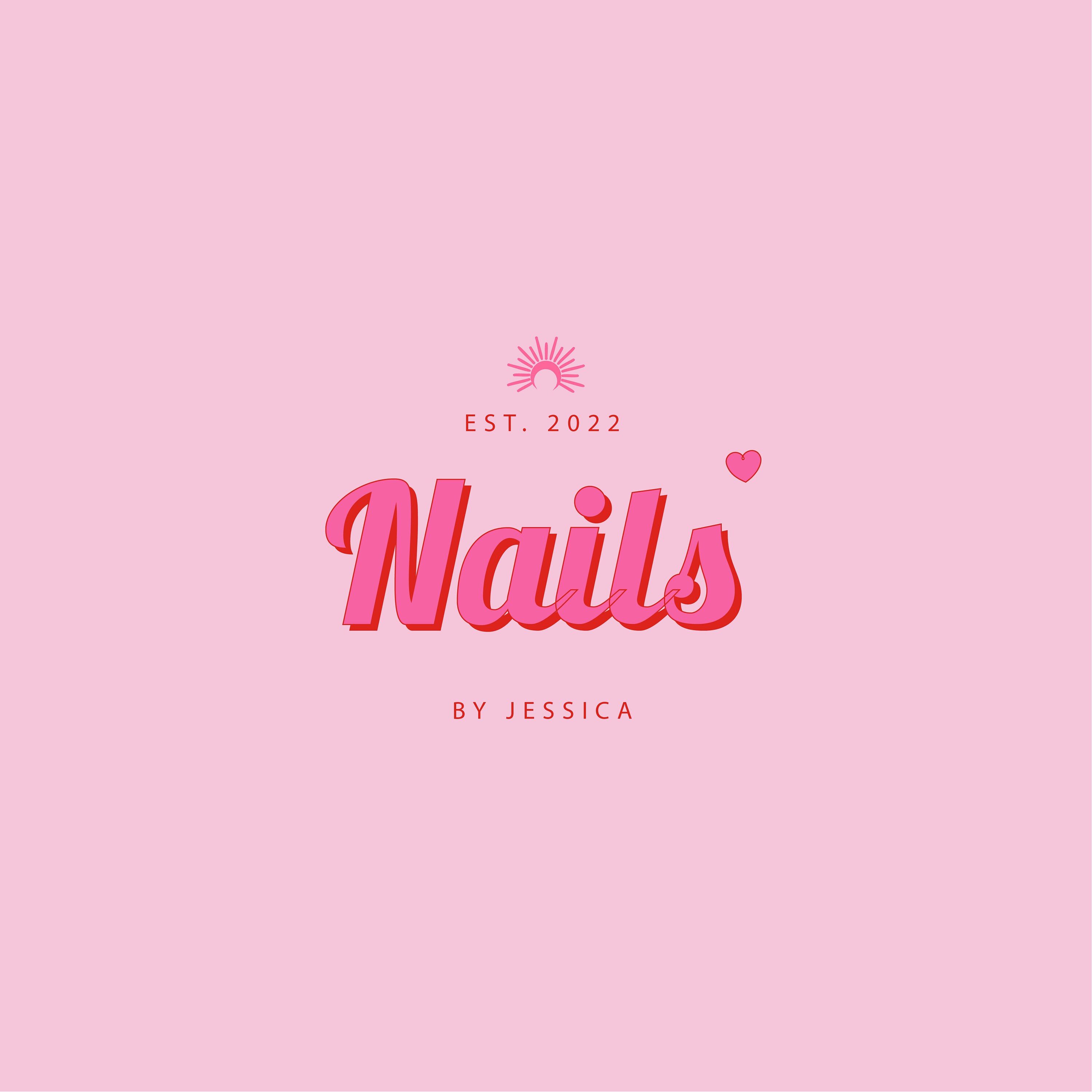 Nail Studio Logo Design Modern & Minimalistic Nail Artist - Etsy
