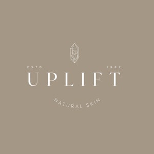 Modern Minimal logo design, Skincare logo, simple luxury logo design, blog logo, watermark logo, pre-made logo design, unique design