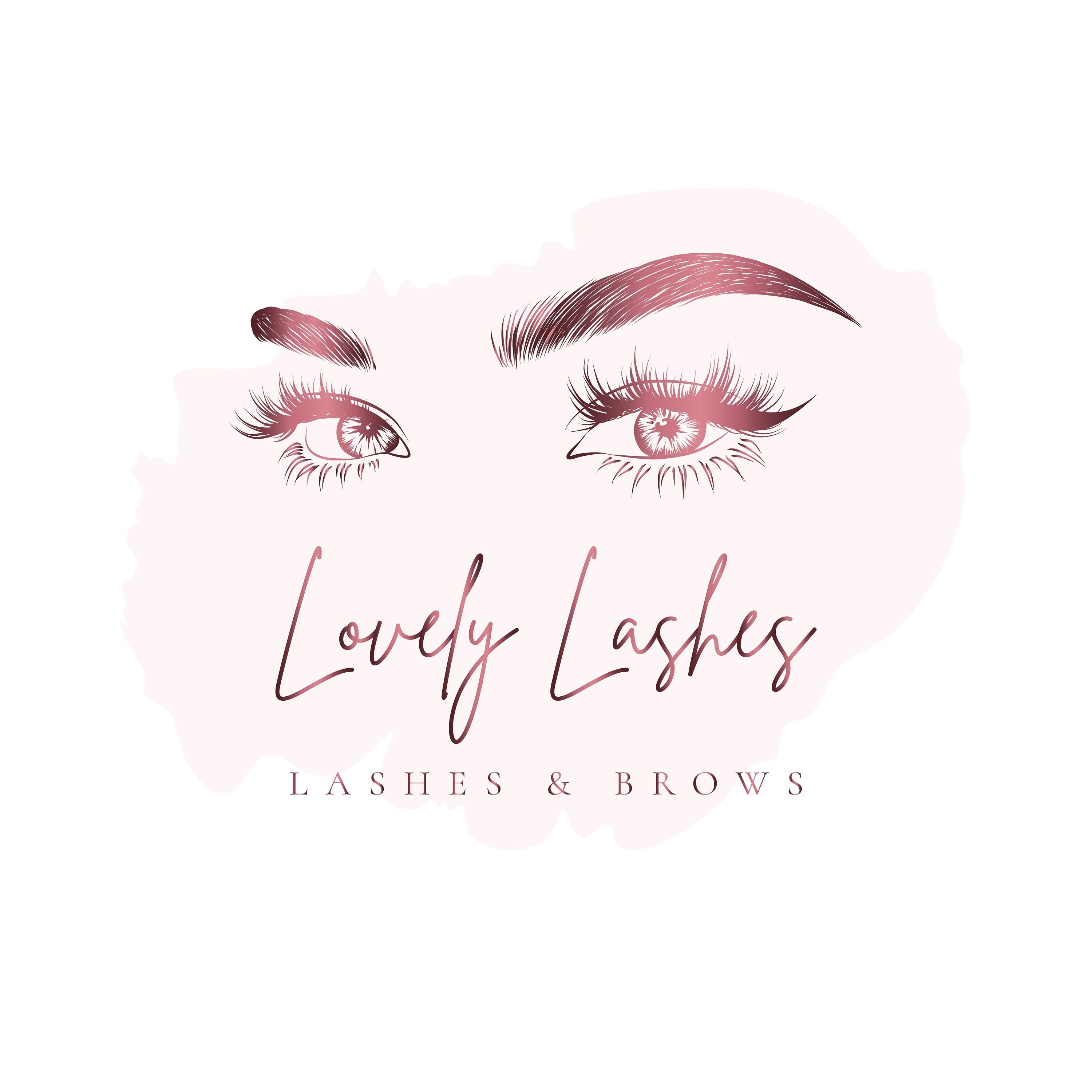 Minimalist Logo Design, Lash Artist Logo Design, Eyebrows Logo Design