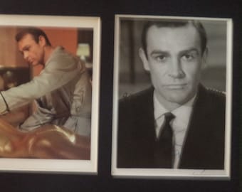 SEAN CONNERY (1930 – 2020) Autograph Mounted Display, hand signed on vintage photo card Bond 007 "Goldfinger" (1964)