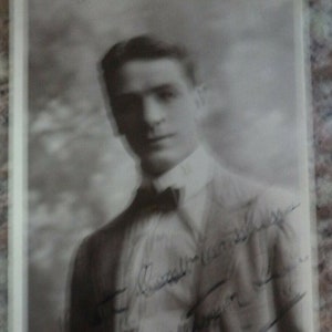 MATHESON LANG (1879 – 1948) Autogramm, Postkarte handsigniert, 1930er Jahre Stern