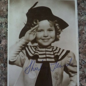 Shirley temple autograph - Etsy 日本