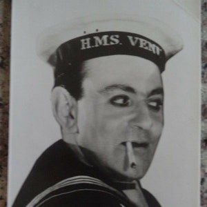 ERNIE LOTINGA (1876–1951) Autograph, hand signed photo JOSSER In The Navy