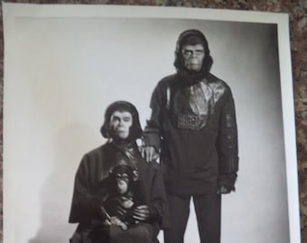 Escape from the Planet of the Apes (1971) UK STILL Roddy McDowall and Kim Hunter