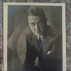 CLIVE BROOK (1887 – 1974) Autogramm, handsignierte Fotokarte NARKOVER interessant