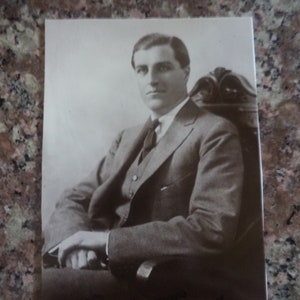 GODFREY TEARLE (1884 – 1953) Autograph, hand signed on early photo, was in &quot;The 39 Steps&quot; (1935) and &quot;The Titfield Thunderbolt&quot; (1953)