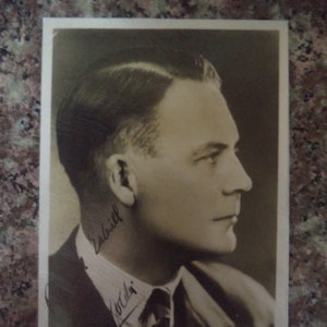 WYNDHAM GOLDIE (1897 - 1957) Autogramm, handsigniert auf persönlich zugesandter Foto Karte 1940