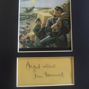 JOAN GREENWOOD (1921 – 1987) Autograph Mounted Display, hand signed page, was in the 1949 EALING film &quot;Whisky Galore&quot;