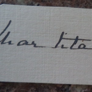 MARTITA HUNT (1900 - 1969) Autogramm, handsignierte Schnittkarte und 8 x 10 Foto, war in The Brides of Dracula