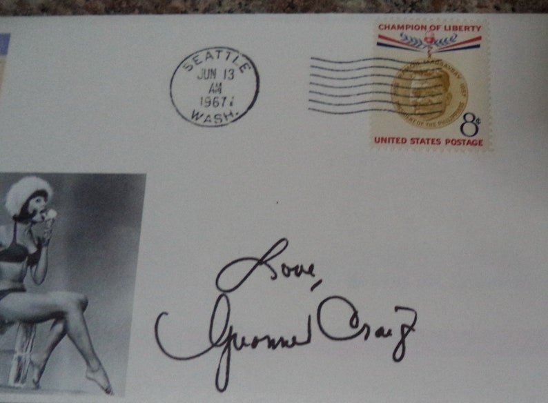 YVONNE CRAIG (1937 – 2015) Autograph, Hand Signed on 1967 Envelope ...