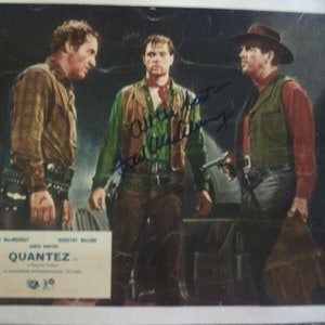 FRED MacMURRAY (1908 – 1991) Autogramm, handsigniert auf einer UK Lobbie Card