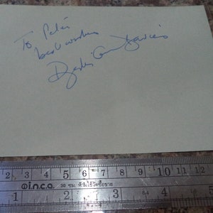 BETTY ANN DAVIES (1910 – 1955) Autograph, hand signed on page.