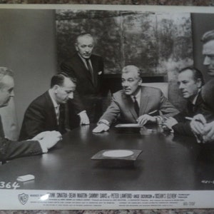 OCEAN'S ELEVEN (1960) Lobby Card americana n. 60/207 George Raft/Cesar Romero