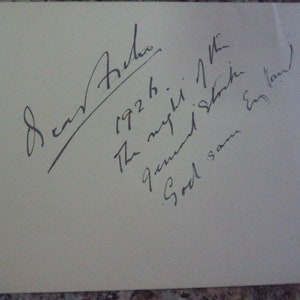 OSCAR ASCHE (1871 - 1936) Autograph, on hand signed note dated 1926 with reference to General Strike