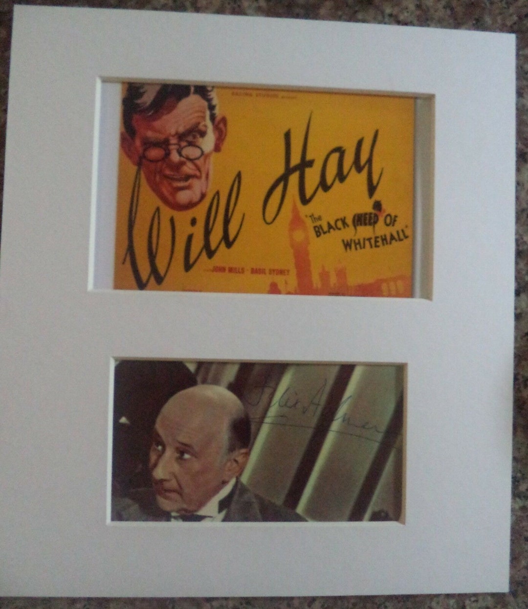FELIX AYLMER (1889 1979) Autograph Mounted Display, Hand Signed Card