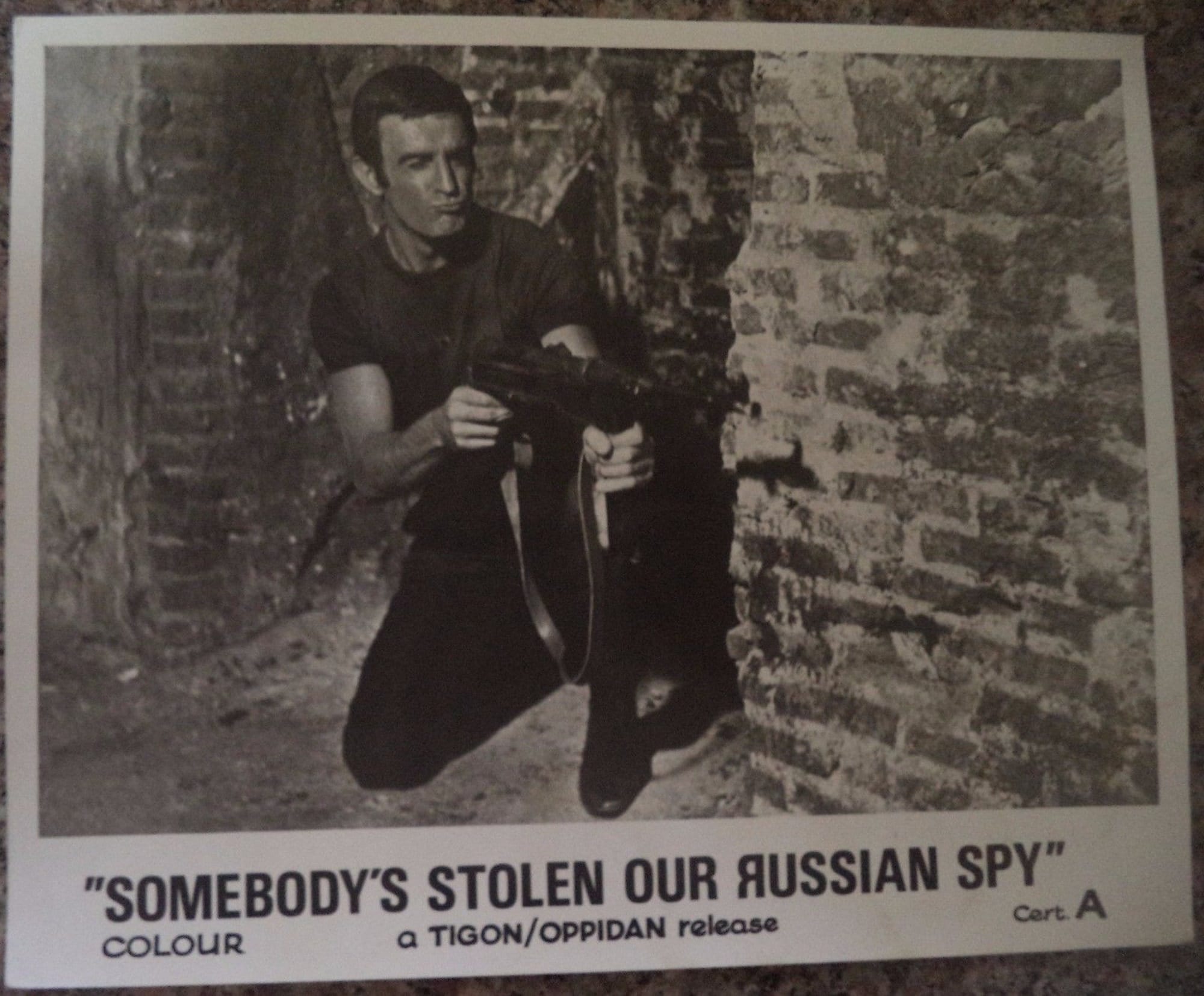 Somebody's Stolen Our Russian Spy (1968) Rare TIGON English LOBBY