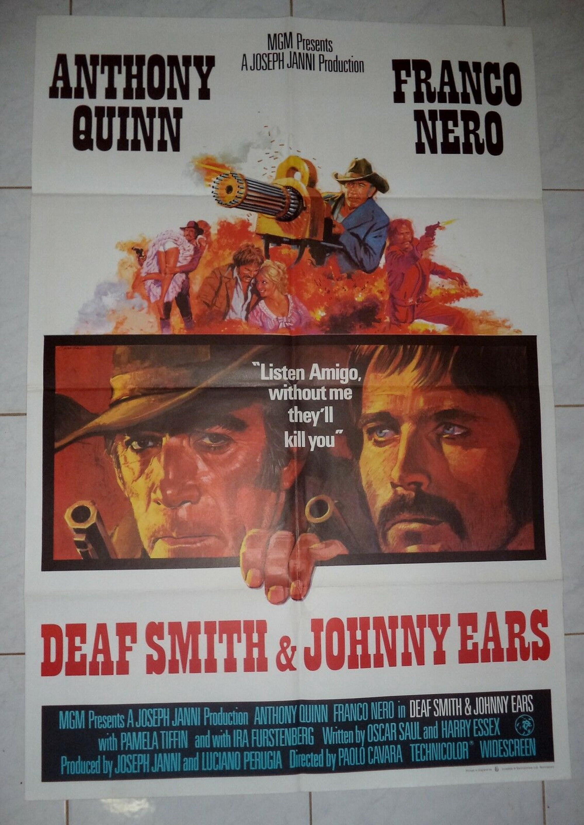 Deaf Smith And Johnny Ears 1973 UK POSTER Tom Chantrell | Etsy