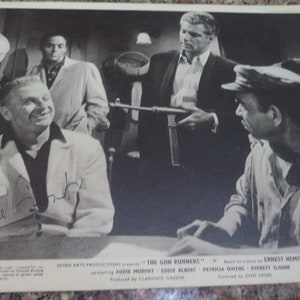 EDDIE ALBERT (1906 – 2005) Autogramm, handsigniert auf UK Lobster Card 1958